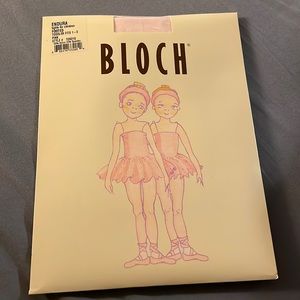 NIP Bloch Endura Footed Pink Tights. Toddler 1-3